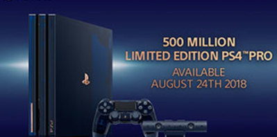 Une PS4 Pro édition limitée pour les 500 Millions de Playstation