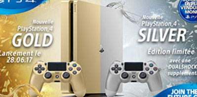Deux éditions limitées Or et Argent pour la PS4