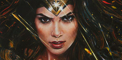 Un superbe art print d’Olivia De Berardinis pour Wonder Woman