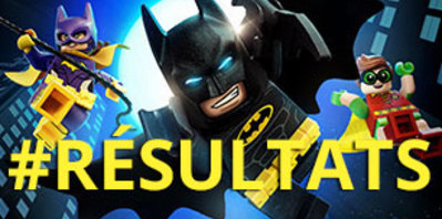 Résultat du jeu concours spécial Lego Batman, le film