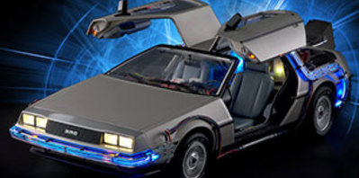 Une superbe maquette pour la DeLorean de Retour vers le Futur