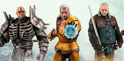 Une collection de figurines pour The Witcher 3