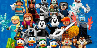 Nouvelle série Lego Minifigures Disney à collectionner