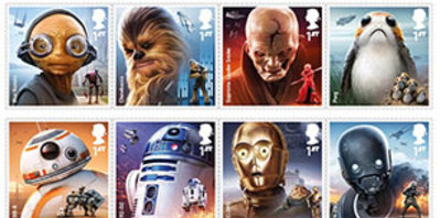 Une nouvelle série de timbres limité pour Star Wars épisode 8
