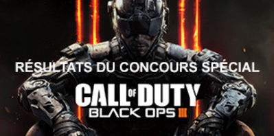 Résultats du concours spécial Black Ops III