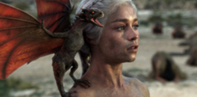 Une figurine de dragon pour Game Of Thrones