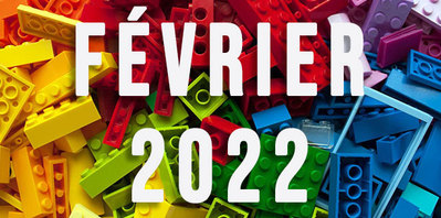Récap des nouveaux set LEGO prévus pour février 2022