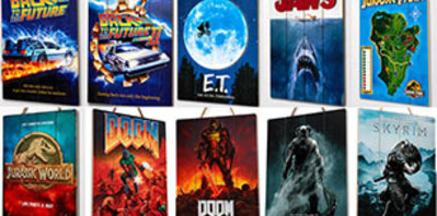 Une collection de poster en bois et en relief !