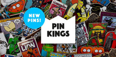 Une collection de pin’s Kings par Numskull