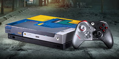 Une Xbox One X collector pour Cyberpunk 2077