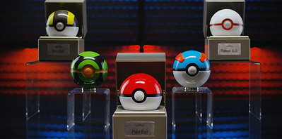 Répliques en métal des Poké Ball par The Wand Company
