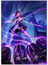 Sombra Premium art Print Overwatch