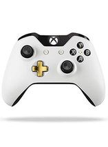 Manette sans fil Lunar White édition spéciale Xbox One
