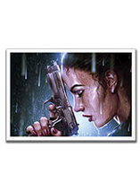 Art Print de Lara Croft dans The Angel of Darkness par Inna Vjuzhanina