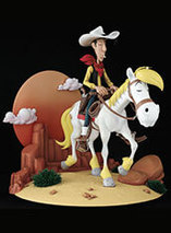 Statuette de Lucky Luke & Jolly Jumper