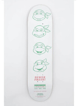Planche de Skate - Tortue Ninja coloré blanc