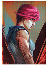 Art Print de Vi dans la série Arcane par Inna Vjuzhanina