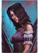 Art Print de Caitlyn dans la série Arcane par Inna Vjuzhanina