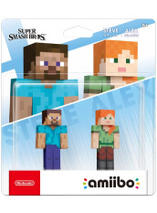 Amiibo Minecraft - Steve et Alex