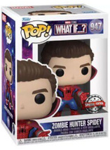 Figurine Funko Pop whatif...? - zombie en spider-man démasqué