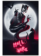 Lithographie de Catwoman par Patrick Connan