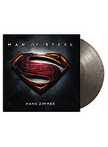 Man of Steel - bande originale vinyle argent et noir marbré