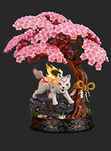 Figurine de Chibiterasu dans Okamiden par F4F