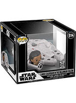 Figurine Funko Pop Star Wars de Lando dans le Faucon Millénium 