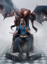 Statuette en résine de Geralt dans The Witcher 3 : Blood and Wine par Pure Arts 