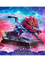 Statuette en résine d'Oki (forme loup) dans Okami par F4F