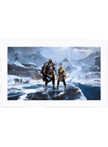 Art print God of War Ragnarök : Père et fils