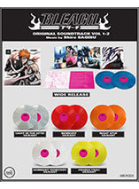collection vinyle coloré bande originale Bleach