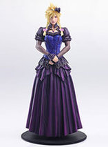 Figurine de Cloud en robe dans Final Fantasy VII Remake