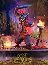 Statuette en résine de Oki version humaine dans Okami par F4F