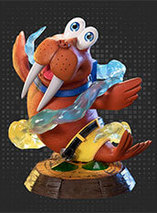 Figurine en résine de Banjo Morse dans Banjo-Kazooie par F4F