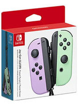 Joy-Con violet et vert pastel