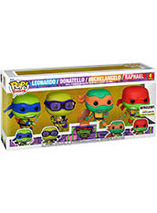 Pack de 4 figurines Funko Pop du prochain film TMNT : Mutant Mayhem