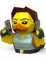 Figurine Tubbz de Lara Croft dans le premier Tomb Raider