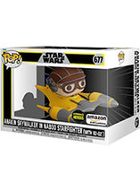 Figurine Funko Pop d'Anakin Skywalker dans son StarFighter sur Naboo dans Star Wars