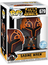 Figurine Funko Pop de Sabine Wren dans Star Wars Rebels