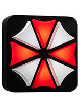 Logo de Umbrella Corporation dans Resident Evil