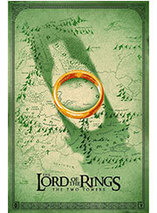 Sérigraphie Le Seigneur des Anneaux : Les deux Tours par Doaly