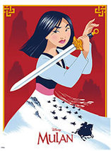 Mulan – Sérigraphie Officielle par Doaly