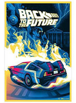 Retour vers le Futur – Sérigraphie Officielle par Bella Grace