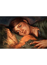 Art Print de Ellie dans The Last of us Part 2 par Inna Vjuzhanina