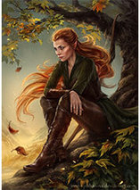 Art Print de Tauriel dans Le Hobbit par Inna Vjuzhanina