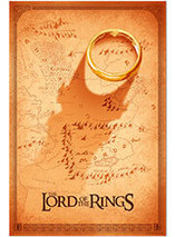 Sérigraphie Le Seigneur des Anneaux par Doaly