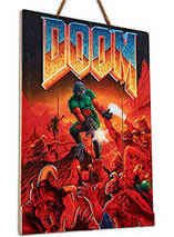 DOOM classic – Affiche 3D Woodarts