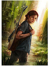 Art Print de Ellie dans The Last of us Part 2 par Inna Vjuzhanina