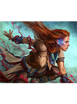 Art Print de Aloy dans Horizon Zero Dawn par Inna Vjuzhanina